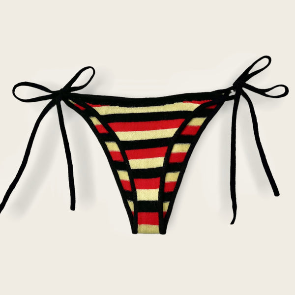Bikini Striped Cashmere Bottoms