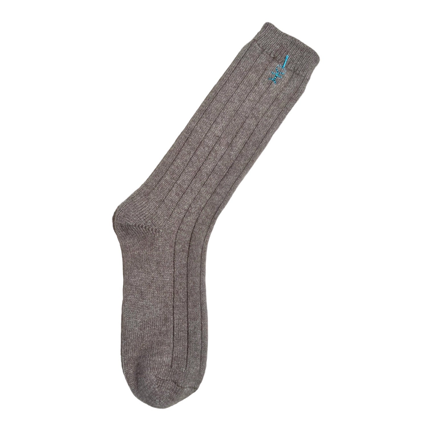 Cashmere Cozy Socks-Grey