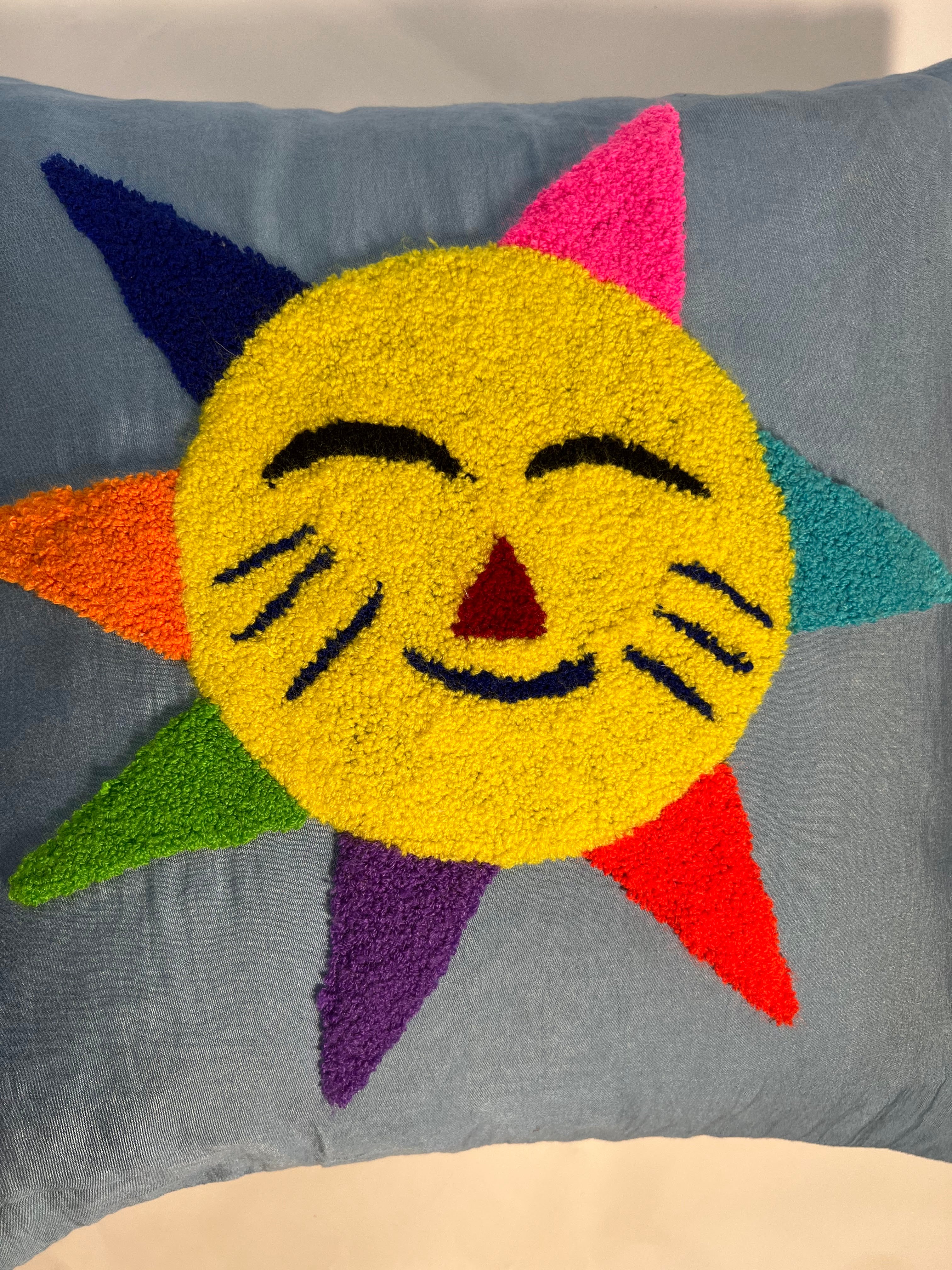 Smiling Sun Wiskers Pillowcase