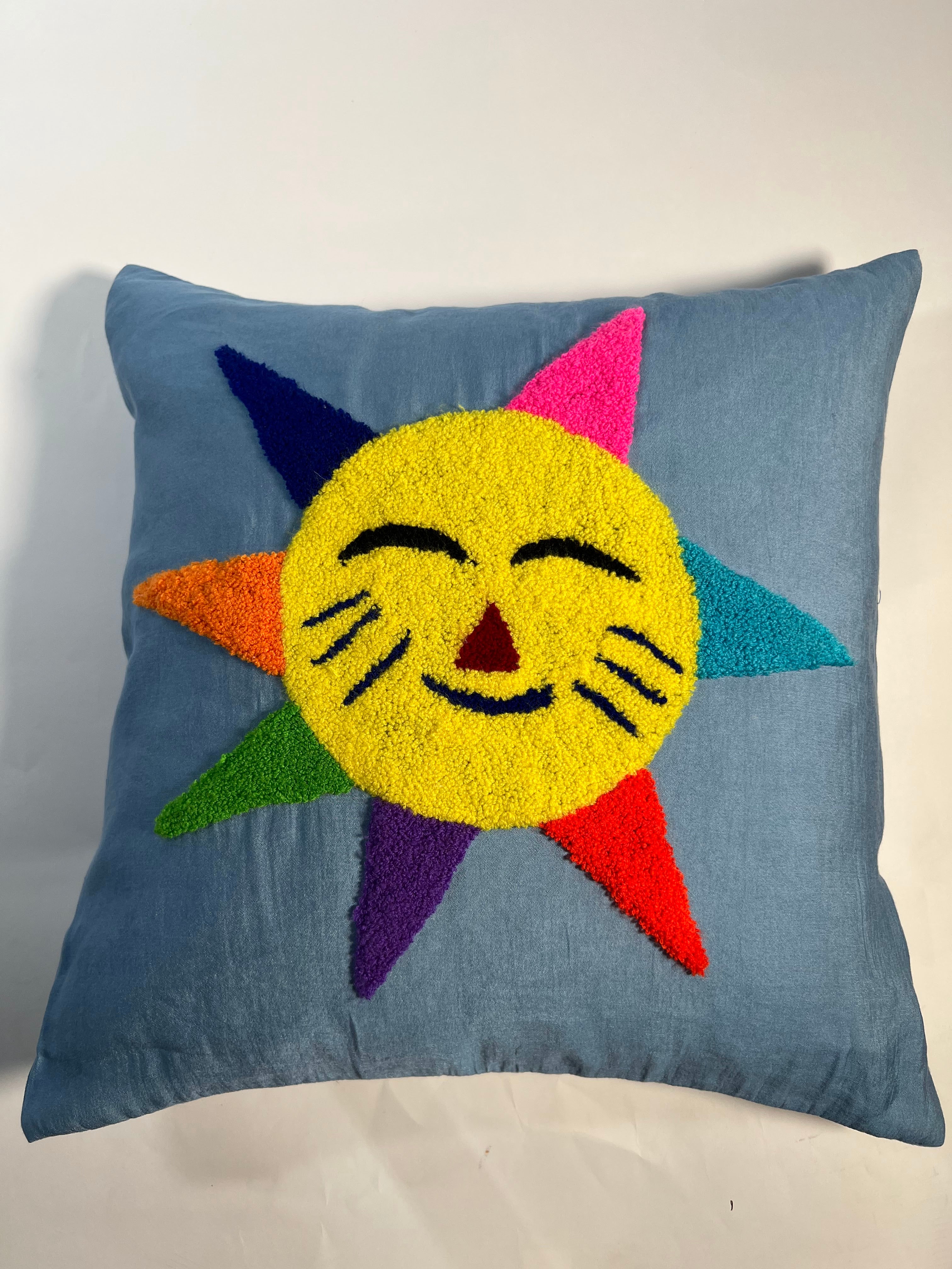 Smiling Sun Wiskers Pillowcase